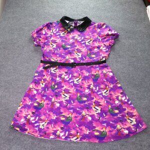 Disney Loungefly Stitch Shoppe Hocus Pocus Dress Purple 3X Halloween Cosplay